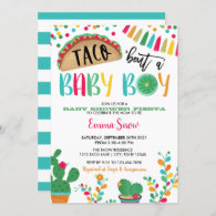 Taco about a Baby Boy Shower Invitation