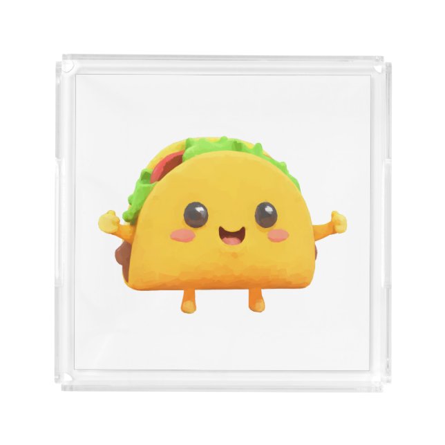 Taco Acrylic Tray (Front)
