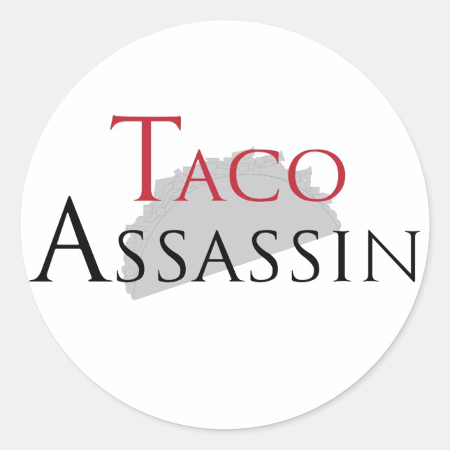 Taco Assassin Stickers (Front)