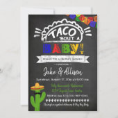 Taco Baby Shower for Couple Invitation (Front)