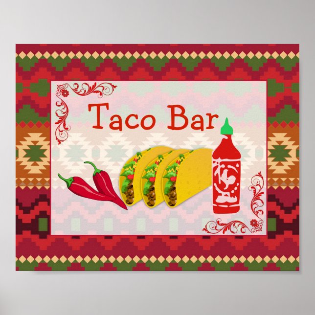 Taco Bar Sign (Front)