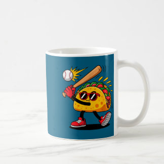 Taco baseball mexican cinco de mayo men kids coffee mug