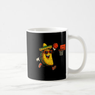 Taco basketball cinco de mayo coffee mug