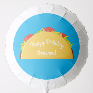 Taco Birthday Party Mexican Food Balloon