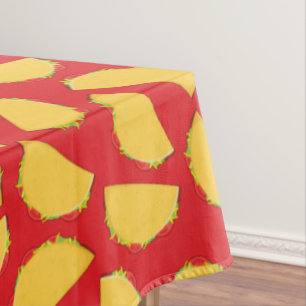 Taco Birthday Party Mexican Food Tablecloth