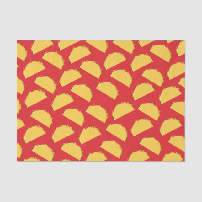 Taco Birthday Party Mexican Food Tissue Paper (Front)