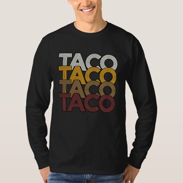 TACO black outline with Core Values T-Shirt (Front)