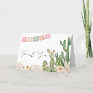 Taco Bout A Baby Baby Shower Letterpress Thank You Card