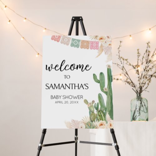 Taco Bout A Baby Baby Shower Welcome Sign
