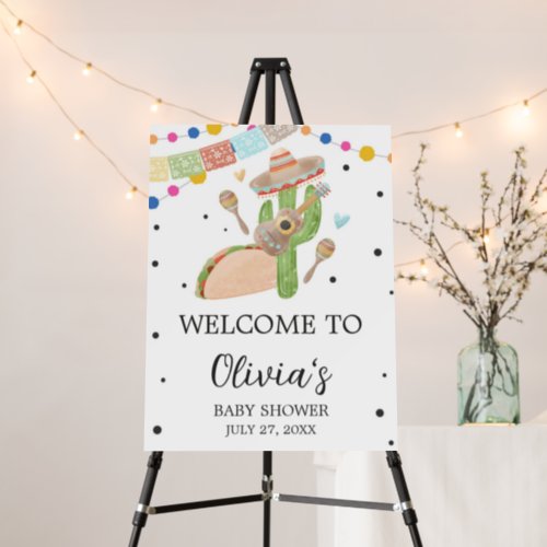Taco Bout A Baby Cactus Baby Shower Welcome Sign