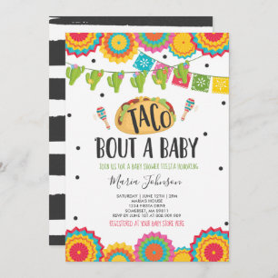 Taco 'Bout A Baby Fiesta Baby Shower Invitation