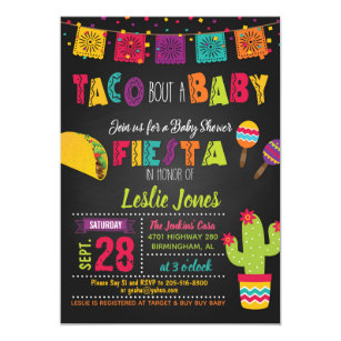 fiesta baby shower evite