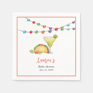 Taco bout a baby  Fiesta  Baby shower  Napkins