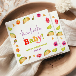 Taco Bout A Baby! Fiesta Baby Shower Napkins