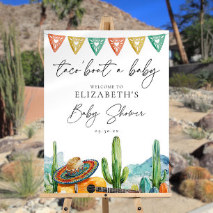Taco Bout A Baby Fiesta Baby Shower Welcome Sign