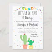 Taco 'Bout A Baby Fiesta Cactus Baby Shower Invitation (Front)