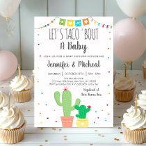 Taco 'Bout A Baby Fiesta Cactus Baby Shower Invitation