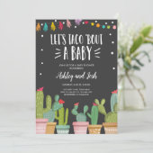 Taco Bout a Baby Fiesta Couples Shower Invitation (Standing Front)