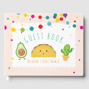 Taco bout a baby - fiesta theme baby shower  guest book