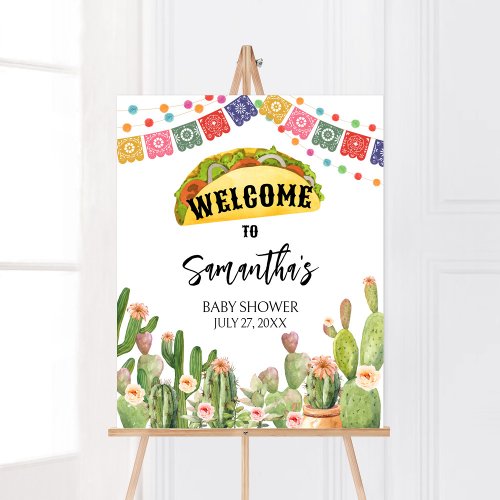 Taco Bout A Baby Fiesta Welcome  Poster