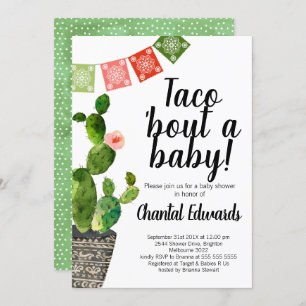 Taco Bout A Baby Invitation