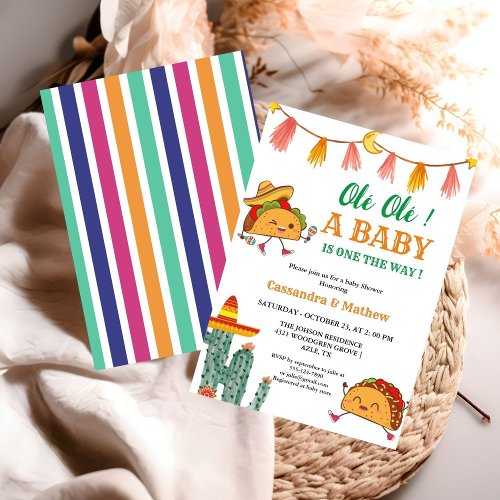 Taco bout a baby  Mexican Baby Shower Invitation