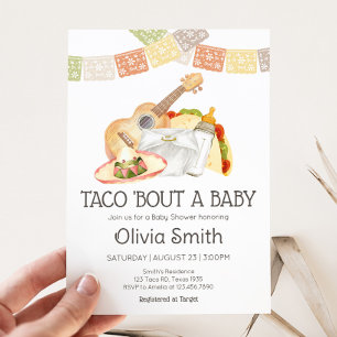 Taco 'Bout A Baby Mexican Baby Shower Invitation
