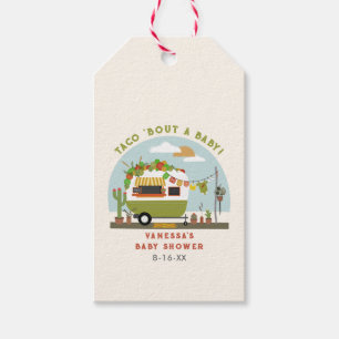 Taco Bout A Baby Neutral Green Baby Shower Gift Tags