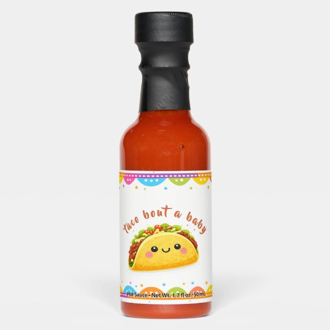 Taco bout a Baby Shower Hot Sauces (Front)