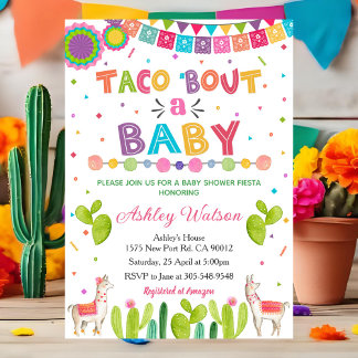 Taco 'Bout a Baby Shower Invitation Fiesta Invite