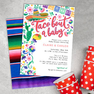 Taco 'Bout a Baby Shower Invitation – Vibrant Fies