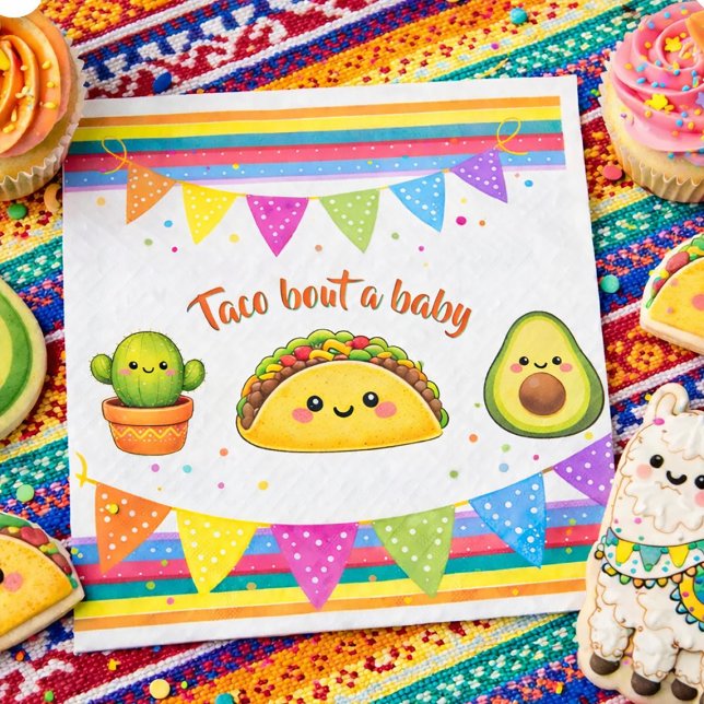 Taco bout a Baby Shower Napkins (Creator Uploaded)