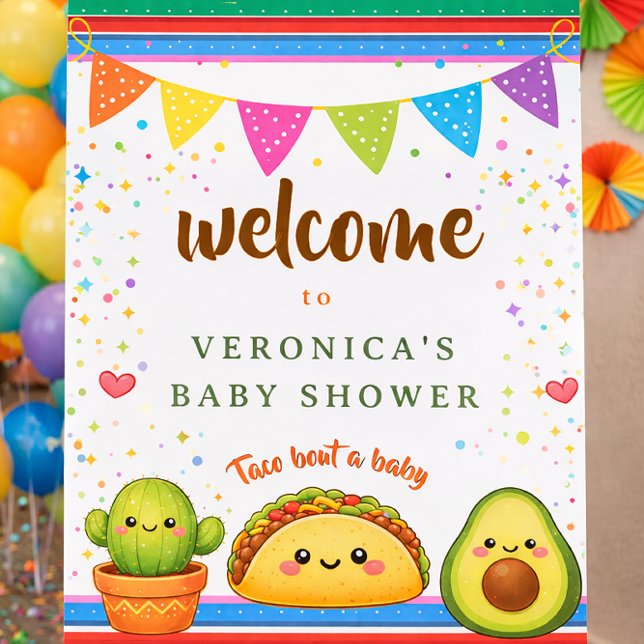 Taco bout a Baby Shower Welcome Poster (Creator Uploaded)