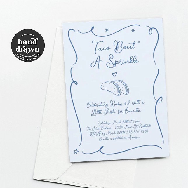 Taco Bout a Baby Sprinkle Invitation (Creator Uploaded)