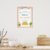 Taco bout a baby! Taco themed welcome baby shower Poster (Kitchen)