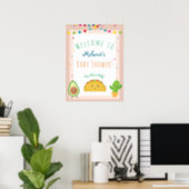 Taco bout a baby! Taco themed welcome baby shower Poster (Home Office)
