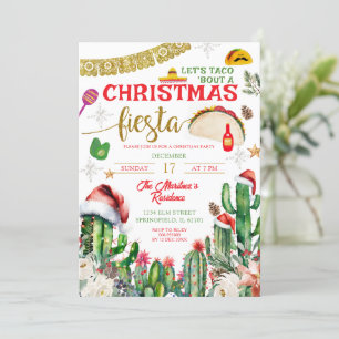 Taco Bout a Christmas Fiesta Invitation