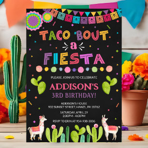 Taco Bout a Fiesta Invitation   Birthday Invite