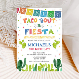 Taco Bout a Fiesta Invitation Birthday Invite