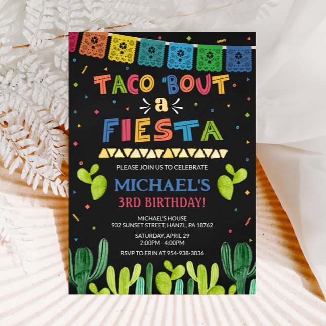 Taco Bout a Fiesta Invitation | Birthday Invite (Creator Uploaded)