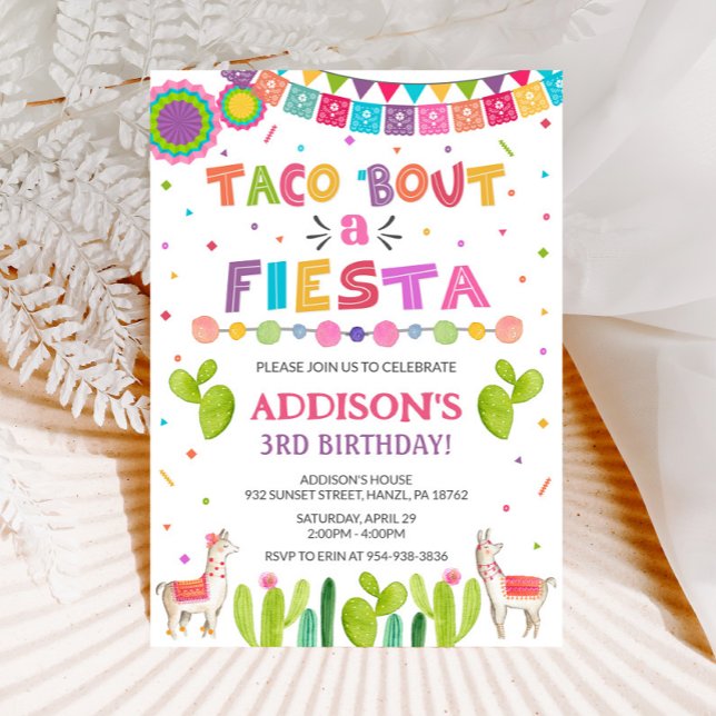Taco Bout a Fiesta Invitation | Birthday Invite (Creator Uploaded)