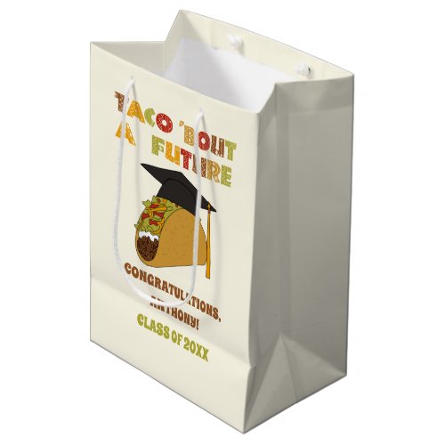 Taco Bout a Future Custom Graduation Medium Gift Bag