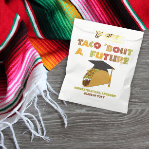 Taco Bout a Future Funny Graduation Party Favor Bag