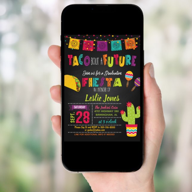 Taco Bout a Future Graduation Invitation (Front Digital)