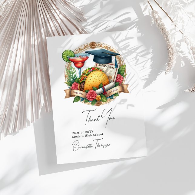 Taco ‘Bout a Future Graduation Thank You Card (Taco ‘Bout a Future Graduation Thank You Card)