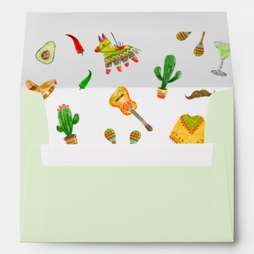 Taco bout a Future Mexican Graduation Party Envelope
