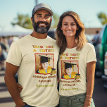 Taco Bout a Future Photo Graduation T-Shirt<br><div class="desc">Celebrate your favorite graduate with a fun custom t-shirt. This graphic tee features the slogan TACO 'BOUT A FUTURE along with an illustration of a taco wearing a graduation cap and is ready to be personalized with your photo,  congratulations message and graduation/class of year.</div>