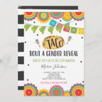 Taco 'Bout A Gender Reveal Fiesta He Or She-Esta Invitation