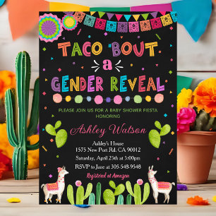 Taco 'Bout a Gender Reveal Party Invitation