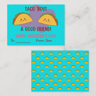 Taco 'Bout a Good Friend Valentine's Day  Note Card